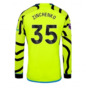 Arsenal Oleksandr Zinchenko #35 Borta Kläder 2023-24 Långärmad
